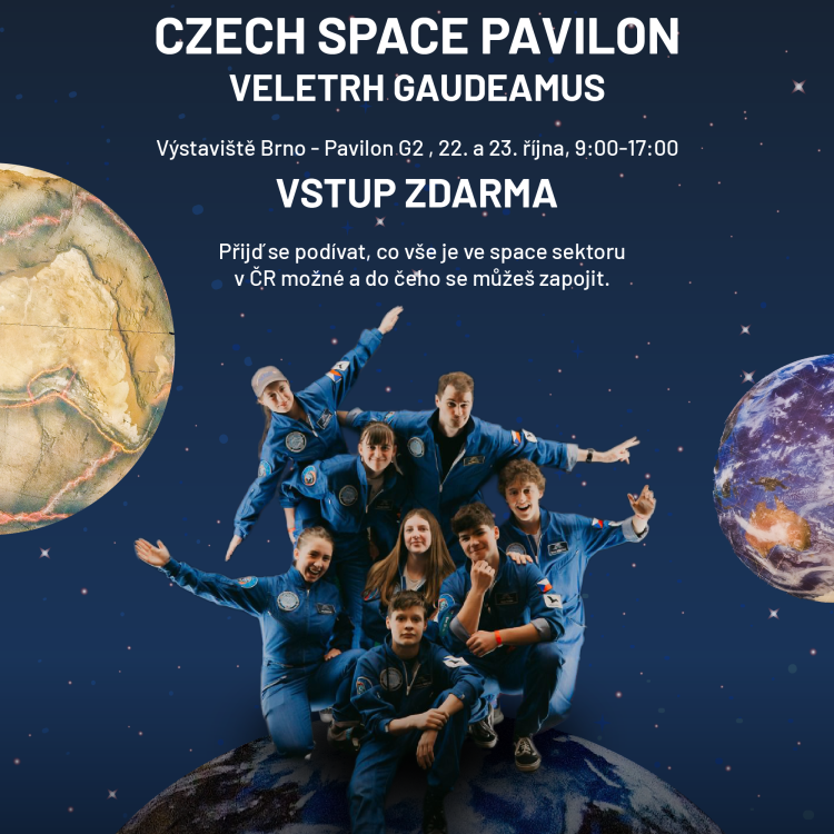 Vesmír začíná v Brně: unikátní Czech Space Pavilon otevře brány studentům i veřejnosti