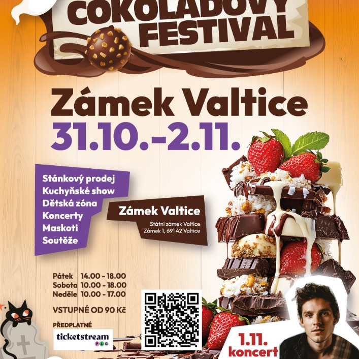 Po více než 5 letech se Čokoládový Festival vrací na zámek Valtice. 