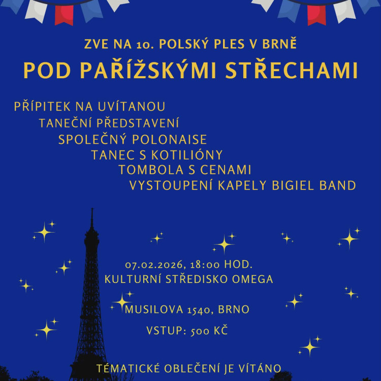 Polský ples v Brně - Pod pařížskými střechami