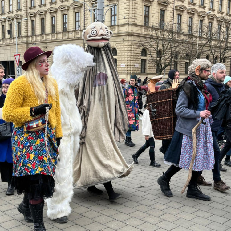 Masopustní průvod z Káznice