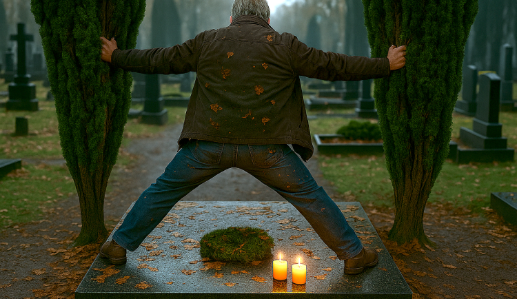 Návštěva hřbitova