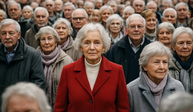 Sami v hlučnom dave