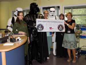 501. legie ze Star Wars navštívila Kliniku dětské onkologie Fakultní nemocnice Brno