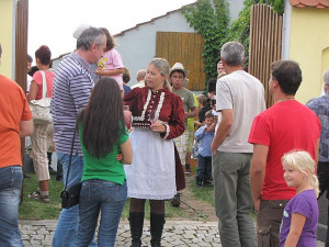 Paní starostová vítá občany Nosislavi