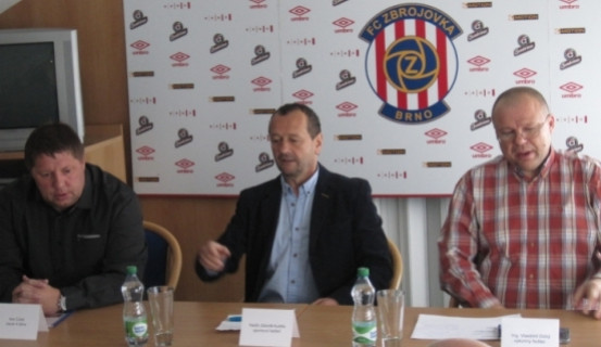 Tisková konference klubu FC Zbrojovka Brno