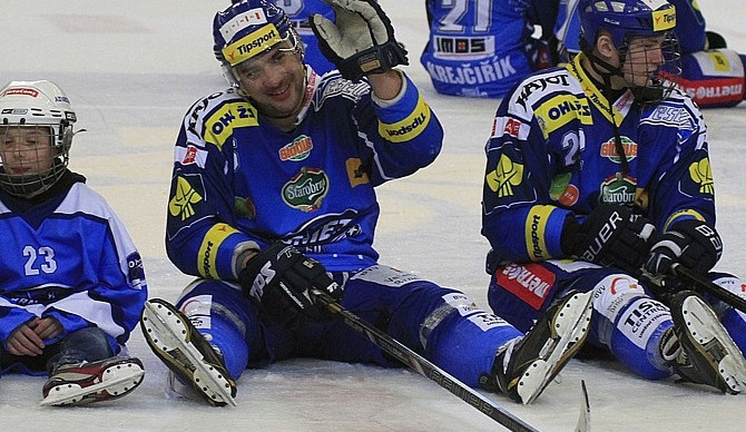 Rozlučka hokejistů Komety Brno