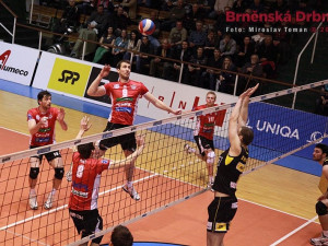 Volejbal Brno - VK Jihostroj České Budějovice 0:3