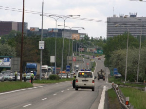 Dálnici D1 blokuje na 190. kilometru nehoda