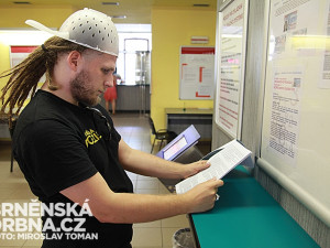 Lukáš Nový na brněnském magistrátu, foto: Brněnská Drbna, Miroslav Toman