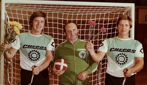 Rudolf Harth se svými svěřenci bratry Pospíšily, foto: Archiv bratrů Pospíšilů