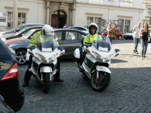 Piloti MS motocyklů se projeli na Čezetách po Brně, foto: Motormix.cz, Pavel Jelínek