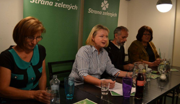 Jitka Seitlová (SZ) se v pondělí představila novinářům, foto: Strana zelených