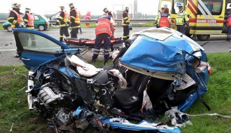 Nehoda u Pohořelic, foto HZS