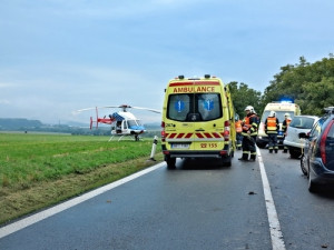 Nehoda u Bořitova, foto: HZS JMK