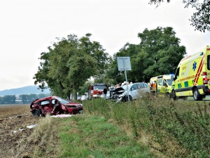 Nehoda u Bořitova, foto: HZS JMK