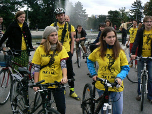 Otevření cyklopruhů na Kounicově ulici, foto: Pavel Jelíne, MotorMIX.cz