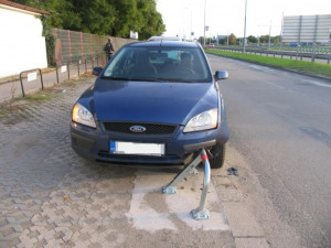 Havarovaný ford, foto: Policie ČR