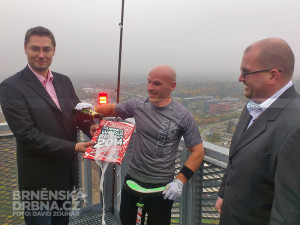 Rekordman na střeše AZ Tower, foto: Brněnská Drbna, David Zouhar