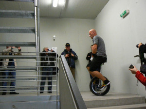 Rekord ve výstupu na jednokolce, foto: Pavel Jelínek, TV Motormix