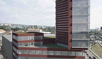 Multifunkční dům na Dornychu Dorn, vizualizace: Atelier RAW s.r.o.