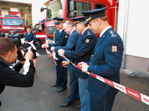 Nová hasičská stanice v Líšni, foto: HZS JMK