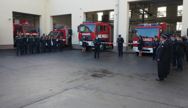 Nová hasičská stanice v Líšni, foto: HZS JMK