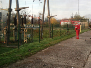 Požár trafostanice na Lesné, foto: hasiči