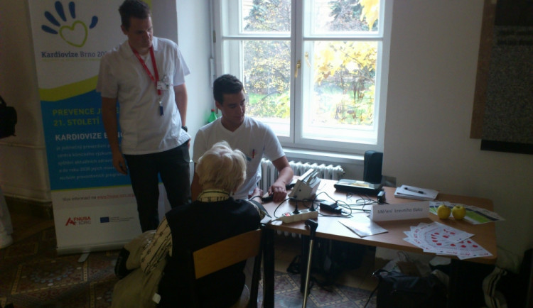 Stánek prevence ve Fakultní nemocnici u svaté Anny, foto: David Zouhar