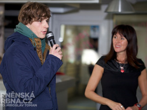 Vicemistr světa v Biketrialu Martin Kakáč se stal pro tento den modelem,, foto: Brněnská Drbna