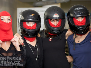 Závod na motokárách byl vyhlášen i jako Dámský, foto: Brněnská Drbna