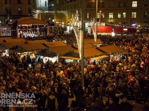 Zahájení brněnských Vánoc přilákalo tisíce brňanů, foto: Brněnská Drbna