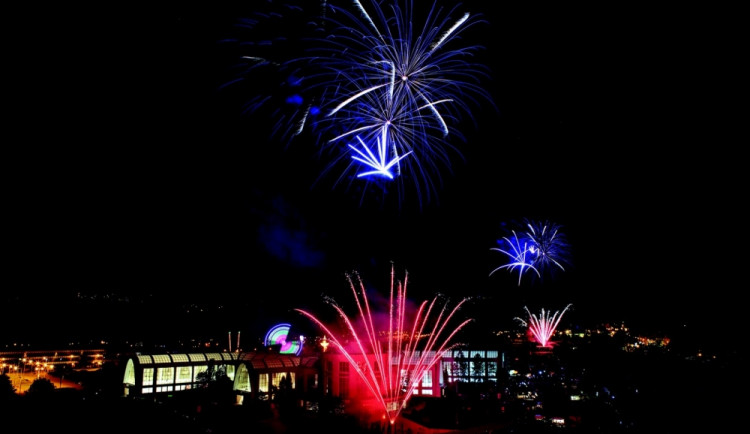 Ohňostroj na brněnském výstavišti, foto: Ignis Brunensis