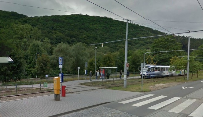 Zastávka Podlesí, foto: Google Maps