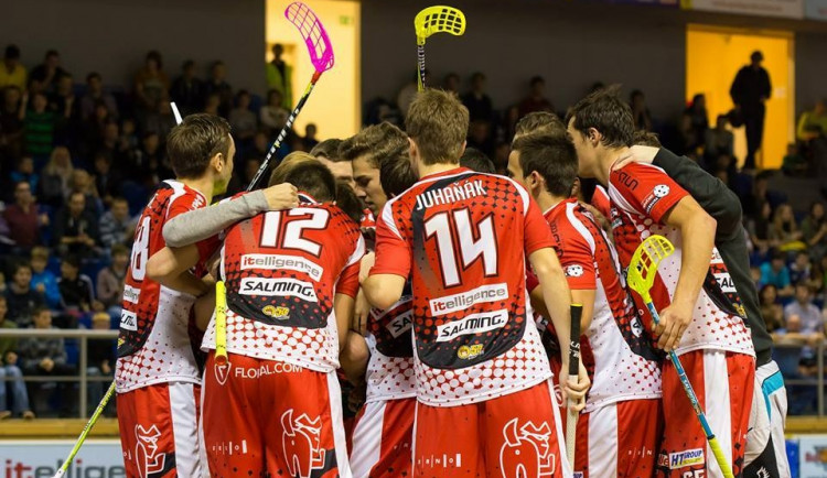 Radost florbalistů Bulldogs Brno. Zdroj: facebookové stránky Bulldogs Brno.