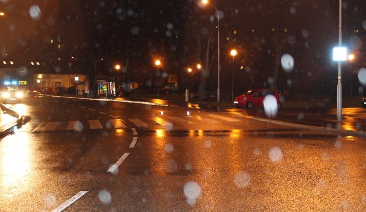 Na tomto přechodu řidič srazil chodce, foto: Policie ČR