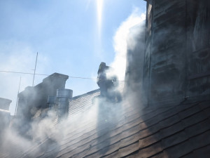 Hasiči likvidovali požár hotelu Grandezza, foto: hasiči JMK