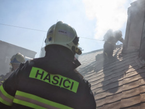 Hasiči likvidovali požár hotelu Grandezza, foto: hasiči JMK