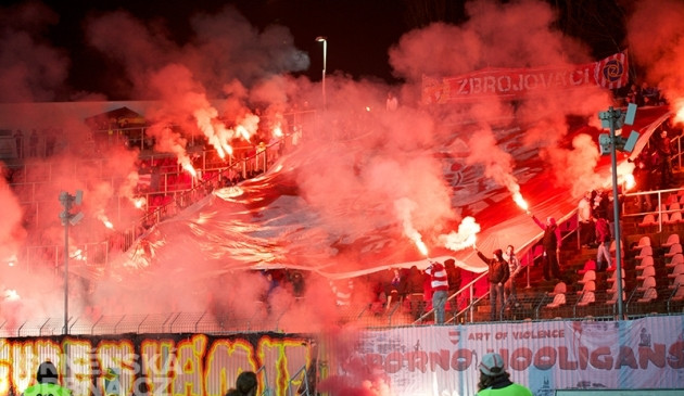 Fanoušci Zbrojovky Brno, foto: Brněnská Drbna, Miroslav Toman