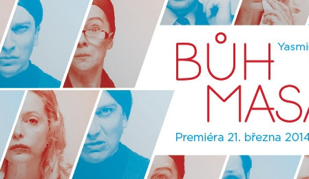 Plakát Bůh masakru v Mahenově divadle v Brně