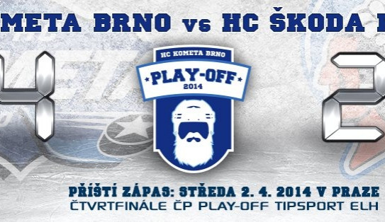 Výsledek play off, foto: Facebook HC Kometa Brno