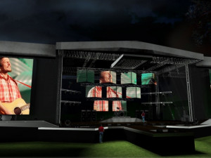 Vizualizace pódia Brněnského Majálesu, foto: Majáles