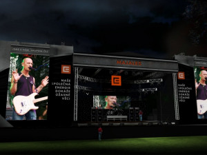 Vizualizace pódia Brněnského Majálesu, foto: Majáles