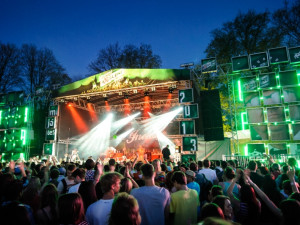 Vizualizace pódia Brněnského Majálesu, foto: Majáles