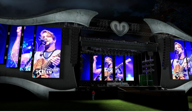 Vizualizace pódia Brněnského Majálesu, foto: Majáles