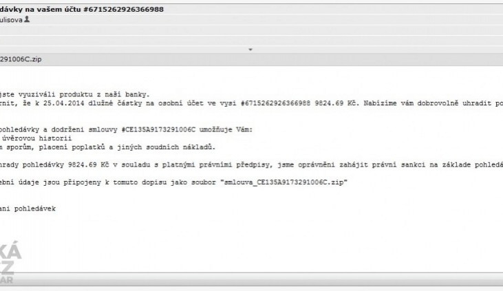 Podvodníci Brňany straší dluhem, foto: Brněnská Drbna, David Zouhar