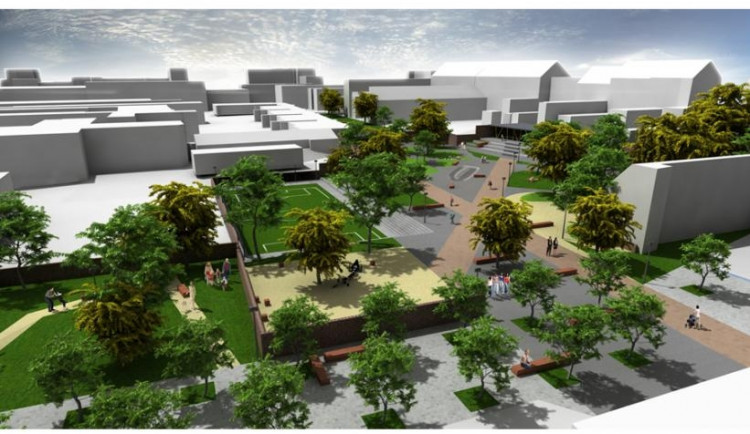 Vizualizace parku Hvězdička, vizualizace: Radek Otevřel, otevrel.eu