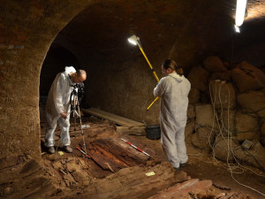 Dokumentace rakví, foto: A. Svoboda