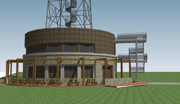 Rozhledna nad Velenovem, vizualizace: Ateliér ABRAS