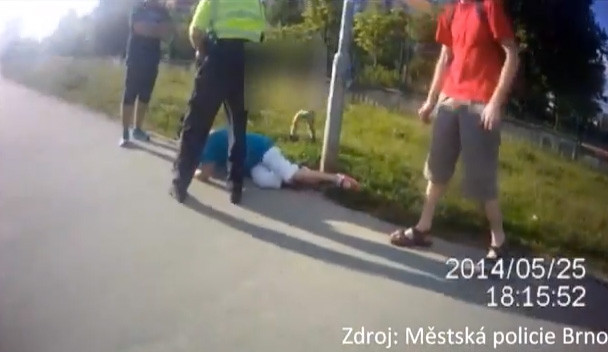 Opilá matka, foto: Městská policie Brno