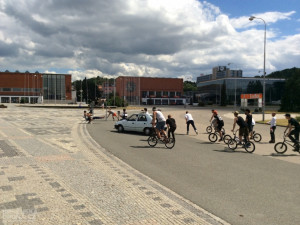 Natáčení běžecké trasy na brněnském výstavišti, foto: Brněnská Drbna, David Zouhar